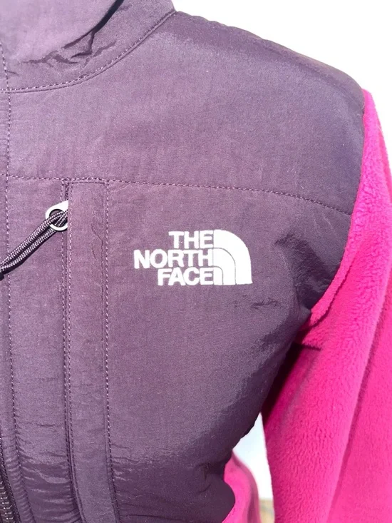The North Face Denali Fleece Jacket Women’s XS Pink Black Full Zip - Picture 7 of 14